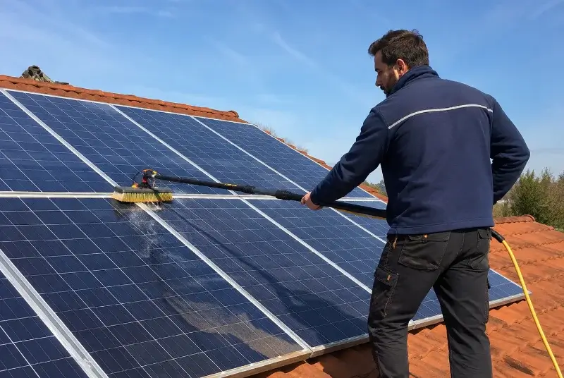 Nettoyage et entretien de panneaux solaires à Viennay